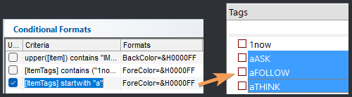 Conditional Formatting